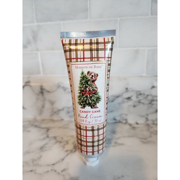 Maison De Base Candy Cane Hand Cream 3.04 Fl Oz / 90 Ml Moisturizing Lotion - Picture 1 of 5